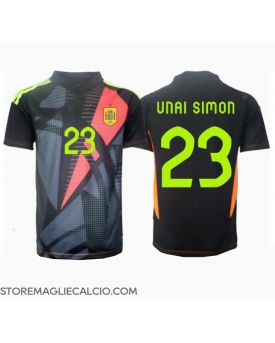 Spagna Unai Simon #23 Portiere Maglia Gara Trasferta Repliche Europei 2024